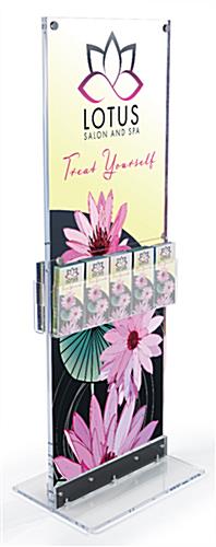 Large Printed Vertical Graphic with Storage & Adjustable Pockets