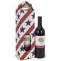 Red and Blue Pre-printed cardboard wine carrier