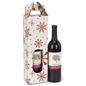 Holiday themed pre-printed cardboard wine carrier