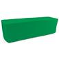 Kelly green trade show table throws fit 96 inch long tabletops 