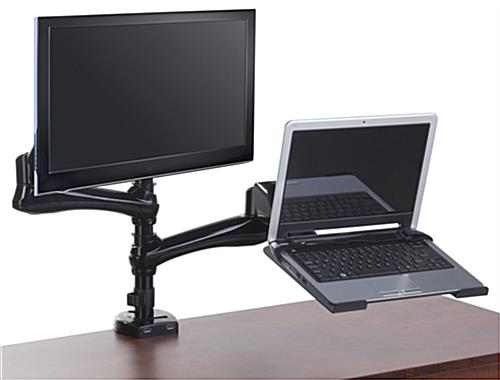 Desk Mount Dual Monitor Arm for Flat Screens