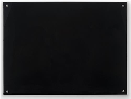 Black 48 x 36 Magnetic Glass Marker Board