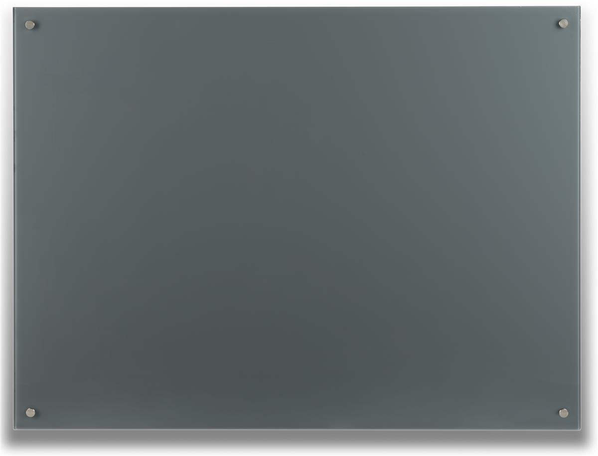 Cool Gray 48 x 36 Magnetic Glass Dry Erase Board