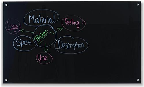 60 x 36 Magnetic Glass Marker Board for Wet Erase Markers
