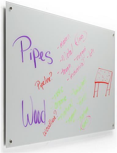 Durable 60 x 36 Magnetic Glass Whiteboard