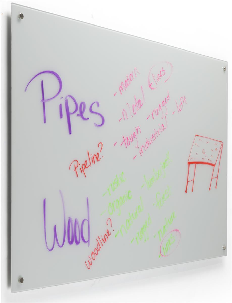 Glass Marker Board Dry or Wet Erase