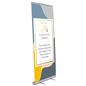 Popup banner with kick-out stands