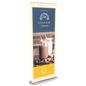33" retractable vinyl banner stand with aluminum stand
