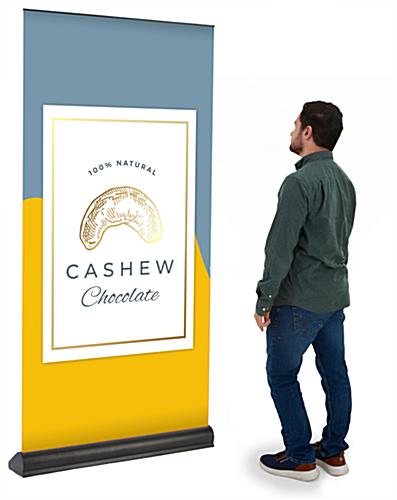 Roll up banner with stable stand