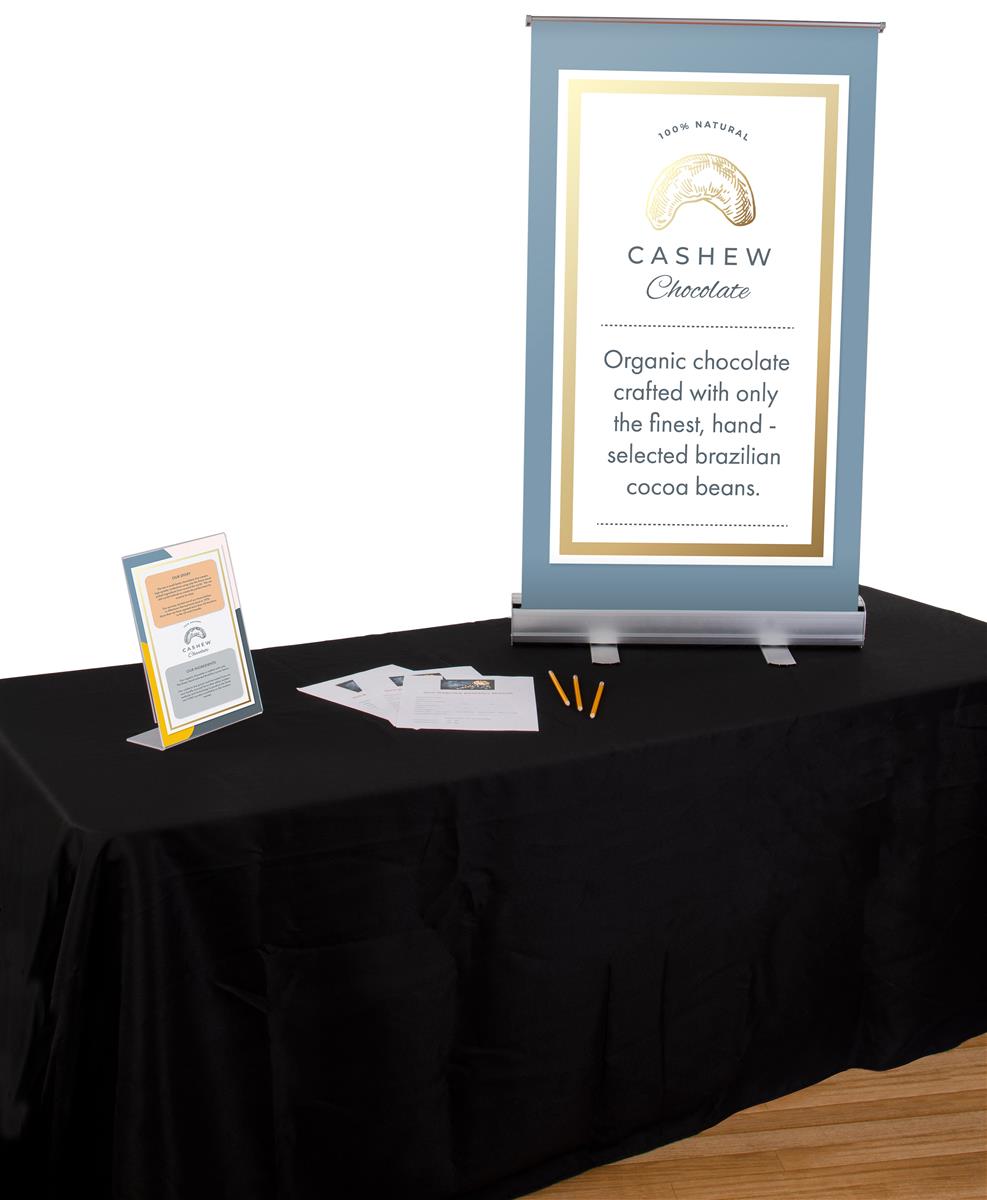 Tabletop Retractable Banner Carrying Case Included