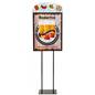 33 inch tall dimensional advertising poster insert