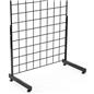 Secure 1 display panel to the black "L" shaped gridwall base
