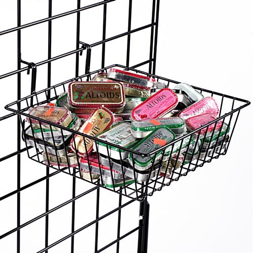 Gridwall Bulk Basket Retail Merchandising Metal Bin