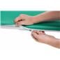 20 x 8 chroma green backdrop installs easily with the sewn-in zipper