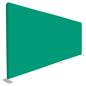 Chroma green backdrop with 354 C pantone PMS dye sublimated graphic 