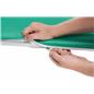 Chroma key fabric backdrop with zipper green screen
