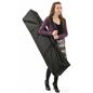 Chroma key fabric backdrop includes canvas travel bag