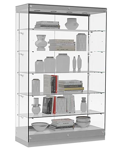 Frameless Contemporary Glass Display Cabinets