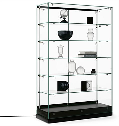 Source Taky-318 Cabinet Display Case Showcase Double Sliding Glass