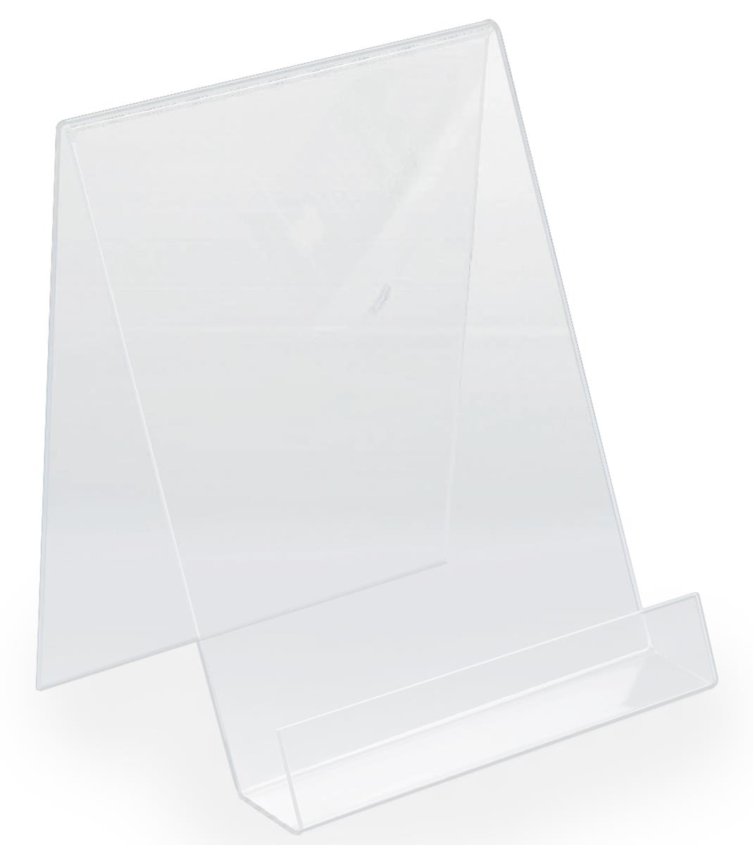 wage Transformer Volcano Acrylic Magazine Holder for Tables | Slanted 8.5 x 11 Flyer Display