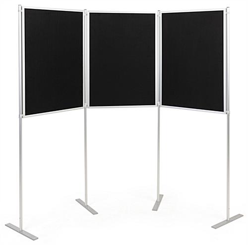 Folding portable backdrop panels with slim profile 