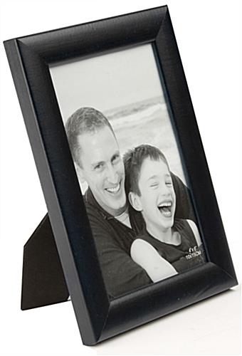 Black Wood Photo Frame for 4" x 6" Pictures