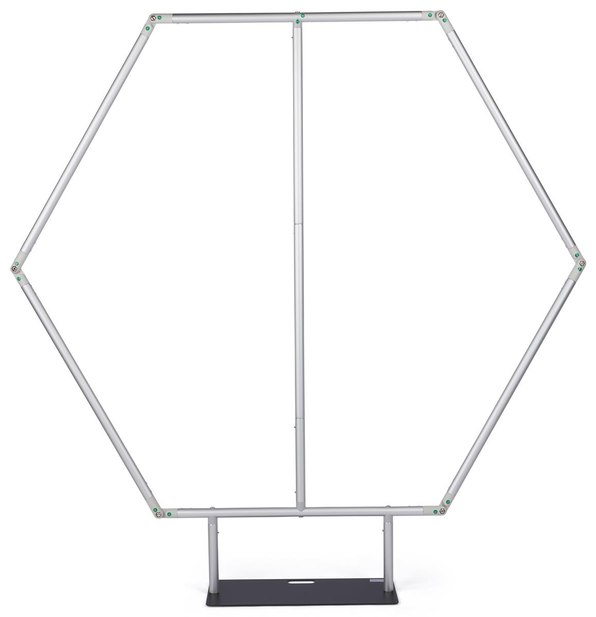 Hexagonal Backdrop Hexagonal Fabric Pop Up Display | Full Color Printing Options