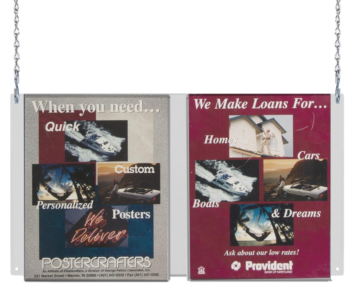 Suspended Ceiling Hanging Signage 8.5 x 11 Suspended Signage