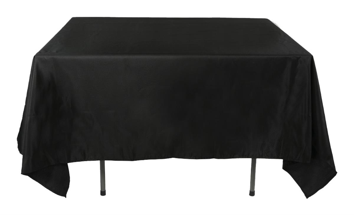 Commercial Table Cloths | Black Polyester - 85 X 85