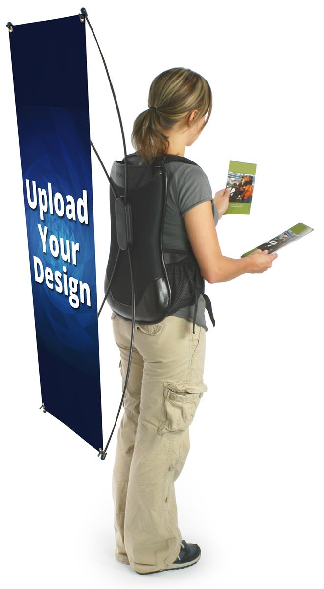Promotional Backpack Billboard With Custom Printed Banner