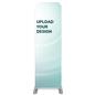 24 inch x 78.75 inch personalized slip top banner stand with numbered poles 