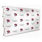Quick fabric pop up banner stand with printed graphics