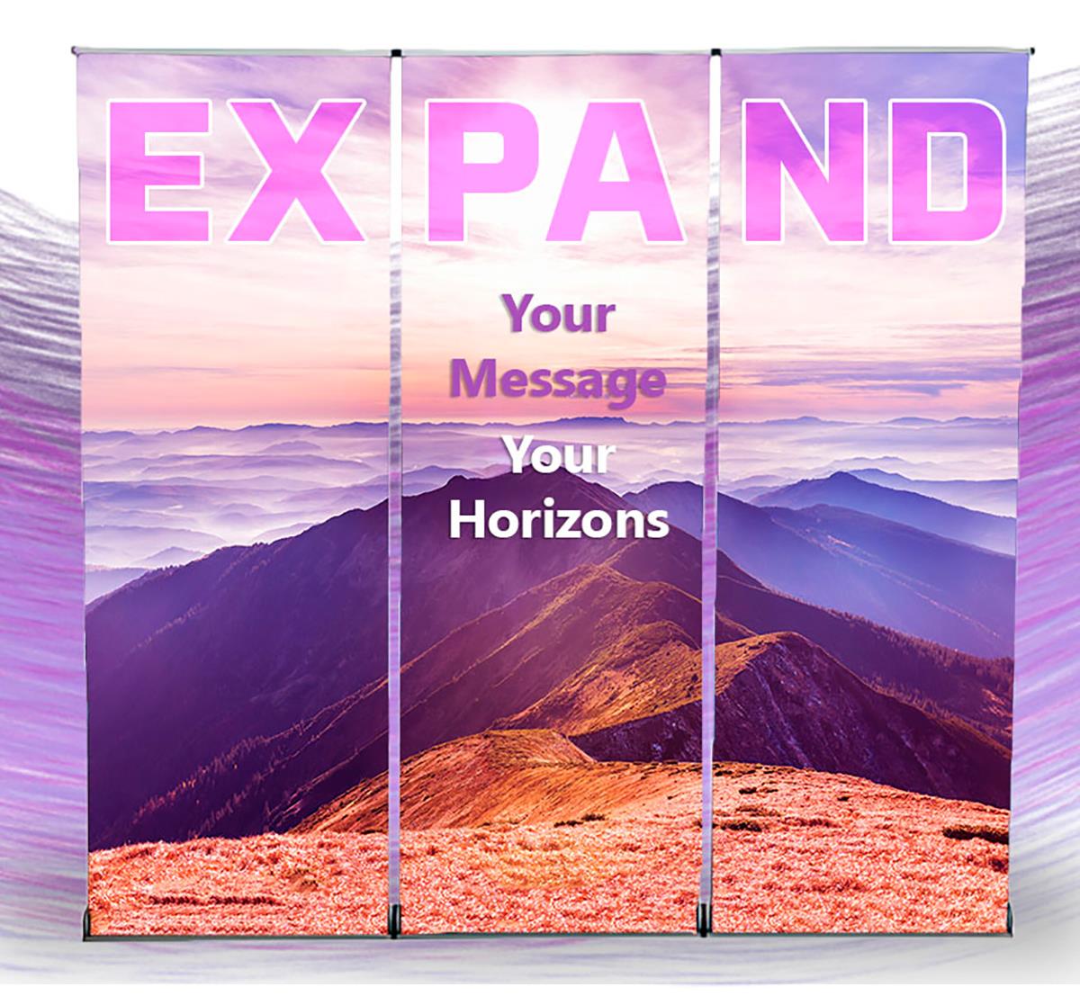 Link Base Banner Stand Connect Up to 7 Banners