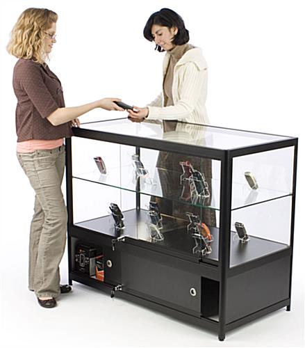 Retail Showcases That Feature A Clear View Of Displayed Items