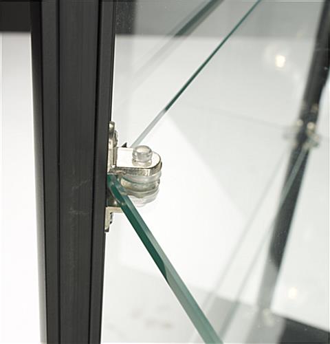 LED Glass Counter Corner, Aluminum