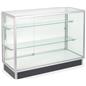 Glass Display Cases: 4' Glass Merchandising Vitrine, Ships Unassembled