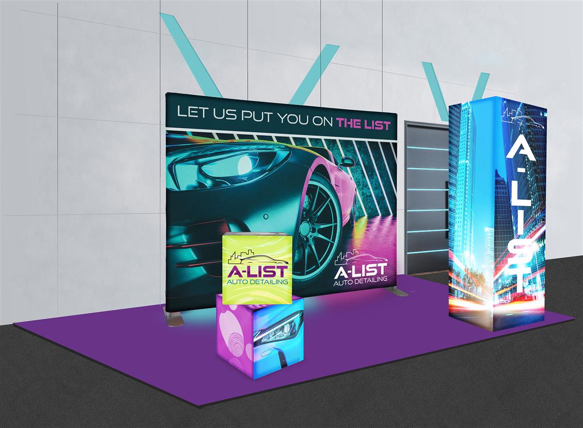 Illuminated Backwall & 3D Displays Package