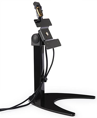 32 inch tilting single monitor desktop stand with convenient cable management 