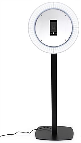 55 inch- 70 inch android LED selfie floor stand with LED lights 