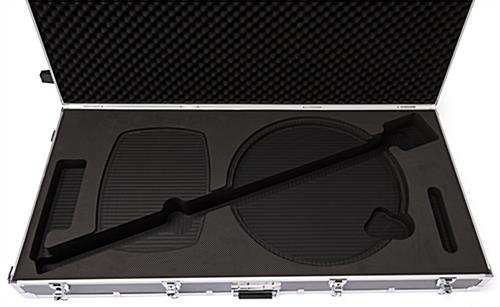 Locking hard photo booth travel case with customized EVA foam inserts 