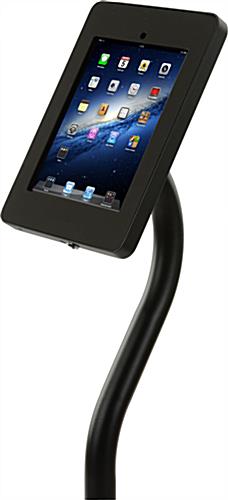 Curved iPad Stand with Banner Hanger