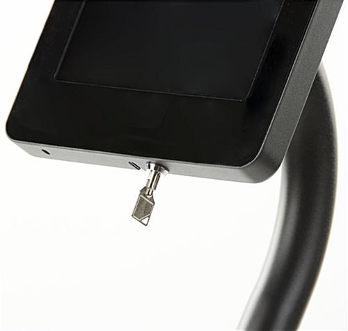 Locking iPad Stand with Banner Hanger