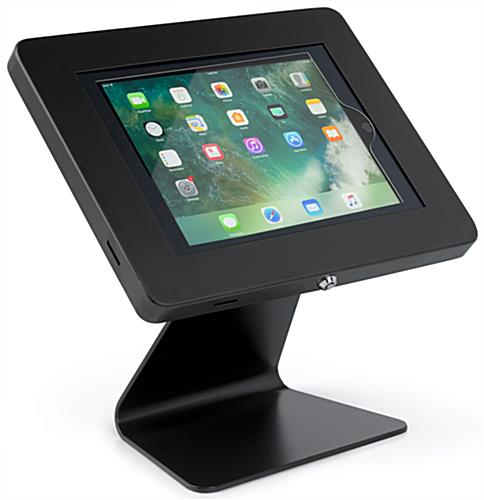 Anti-Theft Tablet and iPad Kiosk in Landscape Orientation