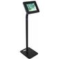 Branded iPad survey stand with sturdy aluminum base