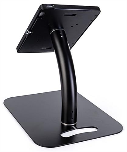 iPad pro floor stand holder for store countertops with keyed lock