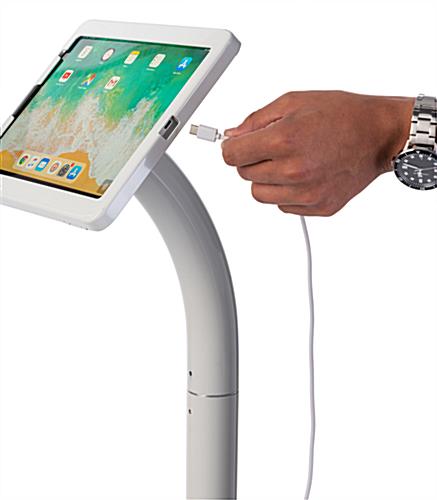 11" iPad pro adjustable stand with cable port accessibility 