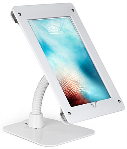 Gooseneck flexible tablet mount holder for iPad
