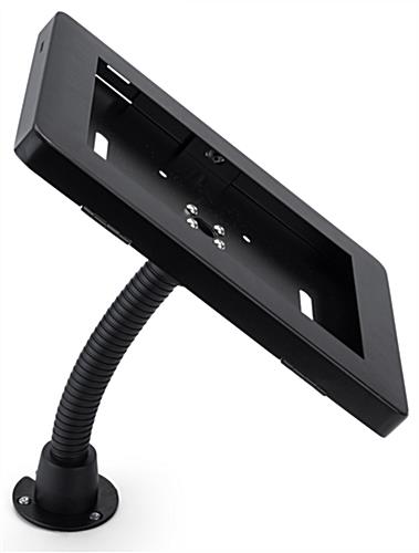 iPad anti-theft tablet stand holder with permanent mounting option