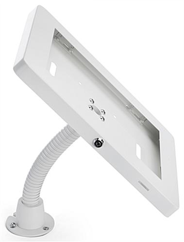 Anti-theft multi-mount iPad tablet stand with permanent base installation option