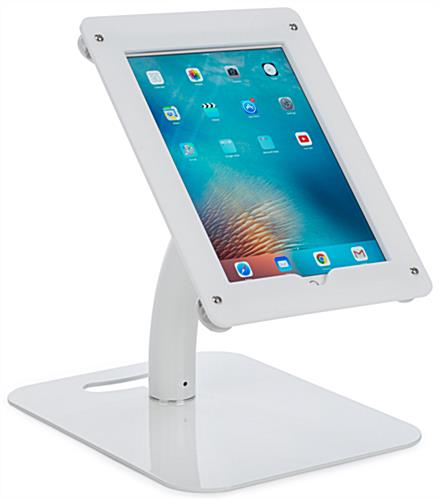 Hybrid iPad Pro foam board banner stand with tabletop or freestanding options